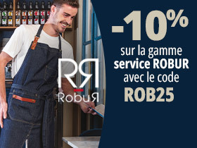 -10% sur la gamme Service de Robur avec le code ROB25