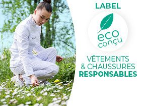 Retrouvez notre sélection de vêtements et de chaussures responsables avec notre label éco conçu