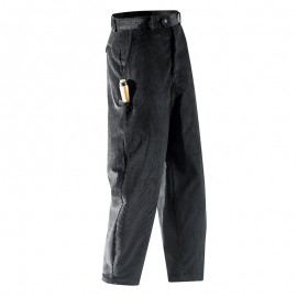 Pantalon de Travail Homme Velours Noir - ADOLPHE LAFONT