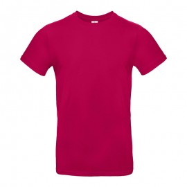 Tee-Shirt de Travail Coton Homme Rose Fushia - TOPTEX