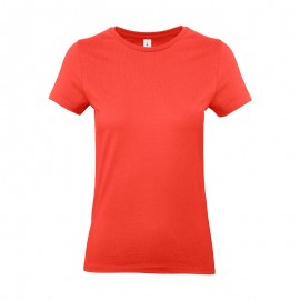 Tee-shirt de Travail Coton Femme Orange Sunset - TOPTEX