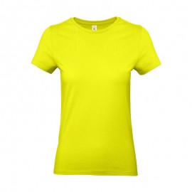 Tee-shirt de Travail Coton Femme Vert Lime - TOPTEX