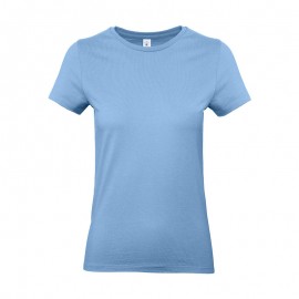 Tee-shirt de Travail Coton Femme Bleu Ciel - TOPTEX