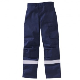 Pantalon Ambulancier Bande Réfléchissante Bleu - ADOLPHE LAFONT