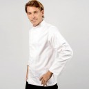 Veste de Cuisinier Blanche Dos Aéré Poche Latérale