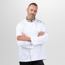 Veste de cuisine blanche col italien - Manelli