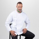 Veste de cuisine blanche col italien - Manelli