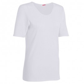 Tee-shirt de Travail Blanc Thermolactyl Col Rond Femme - DAMART