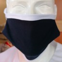 Masques de Protection Tissu 100% Coton et Filtres (Lot de 2) - ITALY Bleu marine