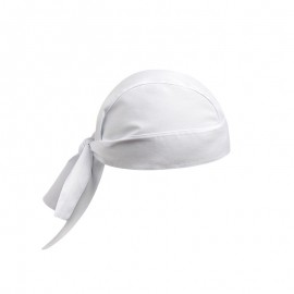 Lot de 10 Bandanas de Cuisine Blanc - MANELLI