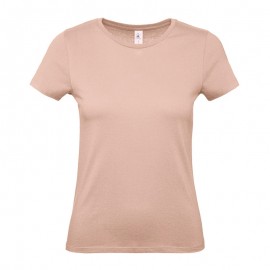 Tee-shirt de Travail Coton Femme Rose Pâle - TOPTEX
