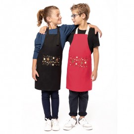 Tablier de Noël enfant noir - TOPTEX