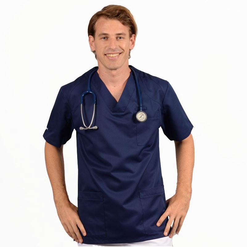 Tunique médicale homme 2SAH bleu marine