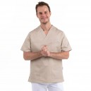 tunique medicale mixte beige