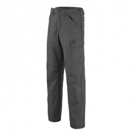 Pantalon de Travail Homme Coton Polyester Gris Charcoal - ADOLPHE LAFONT