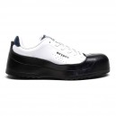 Embout en acier Shoes For Crews semelle antidérapante exemple chaussure intérieure blanche