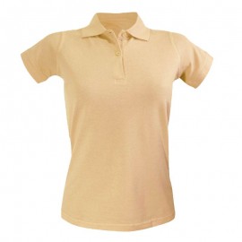 Polo de Travail Coton Femme Beige - TOPTEX