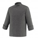 Veste de Cuisine grise - Primo, coupe simple et droite