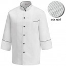 Veste de Cuisine blanche dos aéré - Luca
