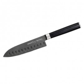 Couteau Santoku 13 cm MO-V STONEWASH - SAMURA