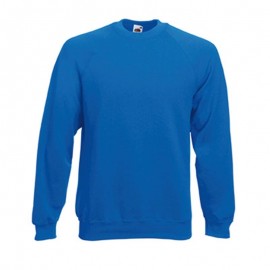 Sweat-Shirt Homme Manches Raglan Bleu Royal - TOPTEX