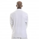 Veste de cuisine blanche pour homme avec présentation du dos aéré modèle White Manelli