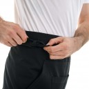 Tablier de cuisine noir demi chef