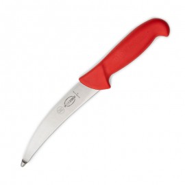 Couteau à éviscérer Ergogrip inox 15cm lame lisse rouge - DICK
