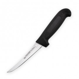 Couteau à désosser lame courbée 15 cm noir - FISCHER