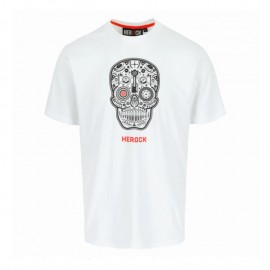 Tee-shirt de Travail Skullo Blanc - HEROCK