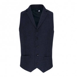 Gilet de Serveur Chevrons Homme Bleu Marine - TOPTEX