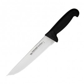 Couteau de boucher 23cm manche noir - FISCHER