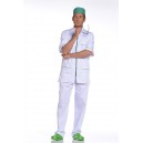 Tunique Médicale Blanche Fermeture Eclaire