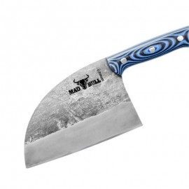 Couteau de Chef Serbe Bleu et Noir MAD BULL - SAMURA