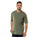 t-shirt chef de cuisine kaki vert mousse chaud devant