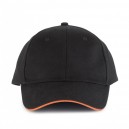 Casquette Homme Orlando Orange Liseré Orange - Kariban