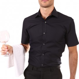 Chemise de Service Homme Manches Courtes Ultimate Stretch - TOPTEX