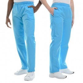 Pantalon Médical Unisexe Bleu Turquoise Réglable - Manelli