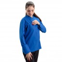 Veste de Cuisine Femme Californie Manches Longues Bleu Royal - MANELLI