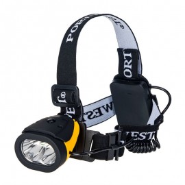 Lampe Frontale Dual Power Jaune et Noir - PORTWEST