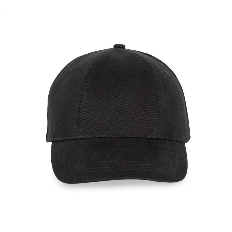 Casquette Homme Easy Printing 6 panneaux Noir - KARIBAN Casquette Homme Easy Printing 6 panneaux Noir - KARIBAN