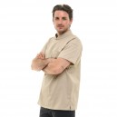 Veste de Cuisine Homme Texas Beige - MANELLI