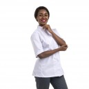Veste de Cuisine Blanche Femme Manches Courtes - MANELLI
