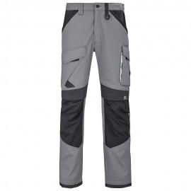 Pantalon de Travail Homme Ruler Gris / Charcoal - ADOLPHE LAFONT