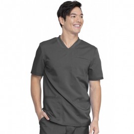 Blouse Médicale Col V 3 poches Homme Gris Anthracite - DICKIES