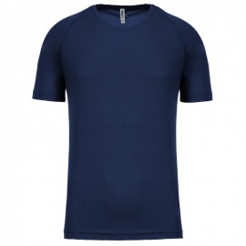 T-shirt Col Rond Manches Courtes Bleu - PROACT