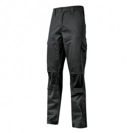 Pantalon de Travail Homme Guapo Coton Stretch Noir Charbon - UPOWER