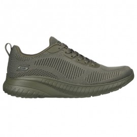 Baskets Bobs Sport Squad Chaos Face Off Vert Olive - SKECHERS