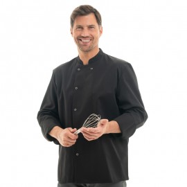 Veste de Cuisine Homme Marx Manches Longues Apprenti Noir - MANELLI