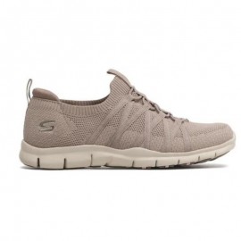 Chaussures de Travail Femme Chic Newness Taupe - SKECHERS